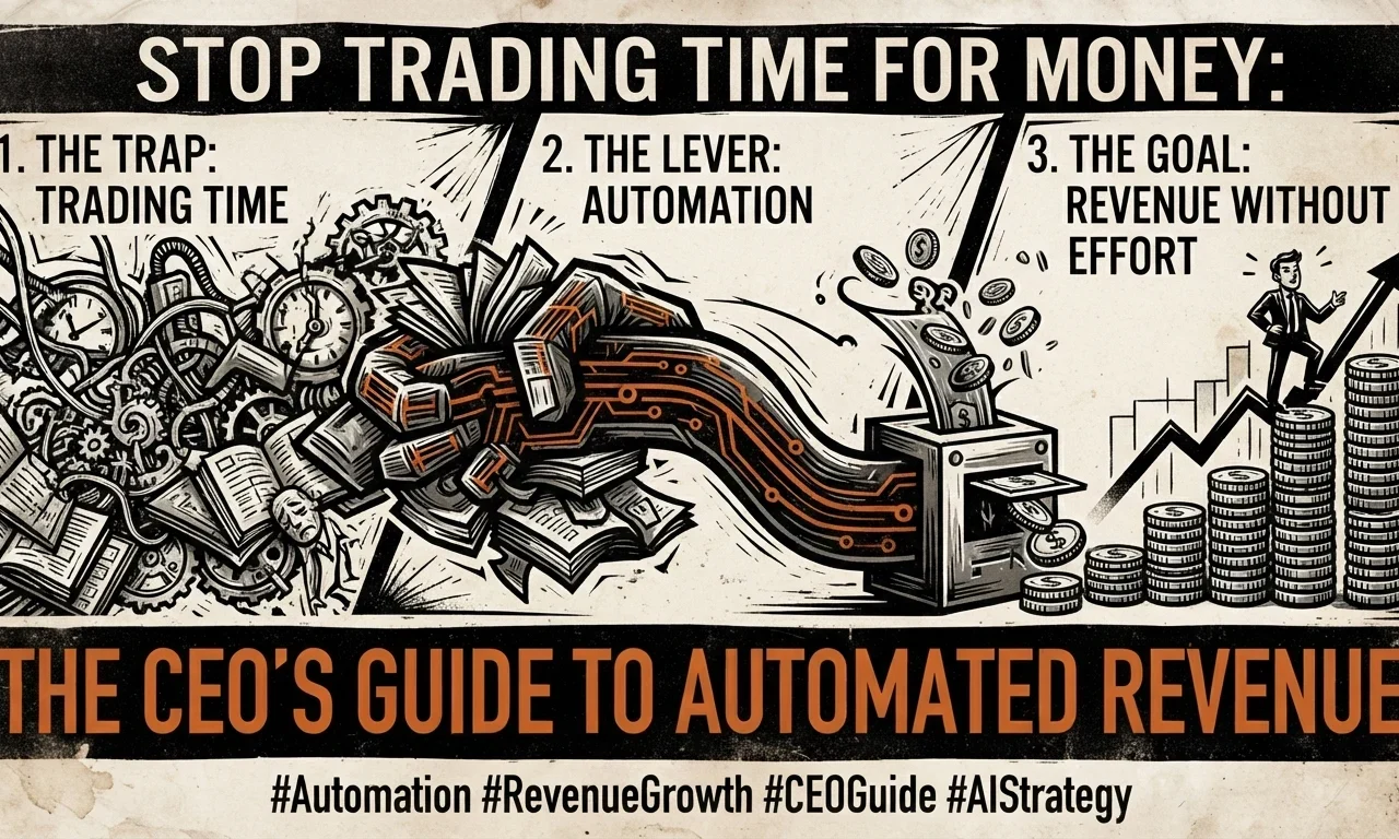Stop Trading Time for Money: The CEO’s Guide to Automated Revenue